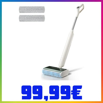 Lefant LS100 Aspirapolvere Lavapavimenti, Scopa Elettrica Senza Fili